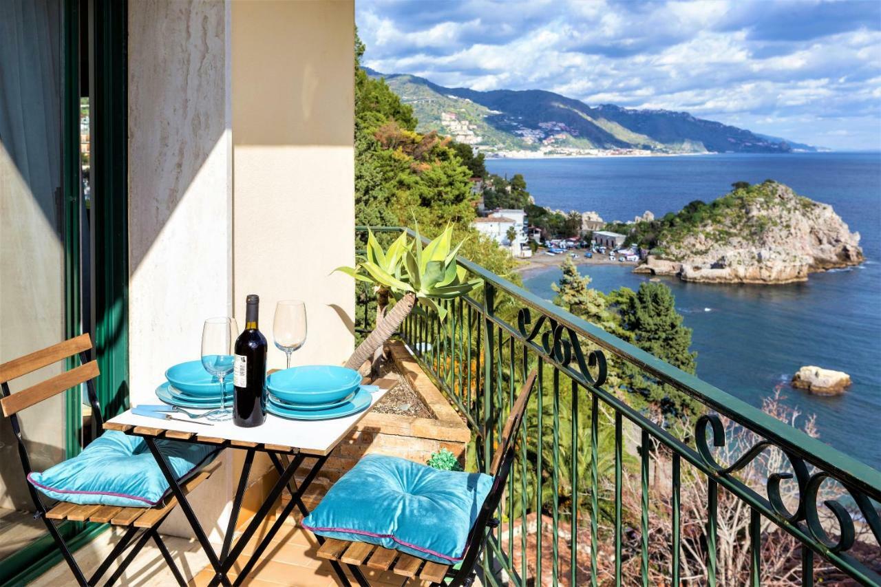 Terrasse Sur Isola Bella Apartman Taormina Kültér fotó